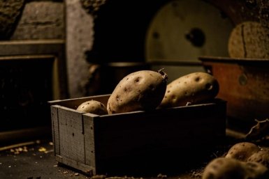 Картофель в погребе ИИ Кандинский (18+)