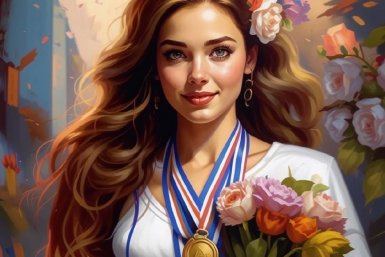 Тематическое фото ИИ Кандинский (18+)