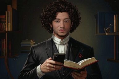 Александр Сергеевич Пушкин ИИ Кандинский (18+)
