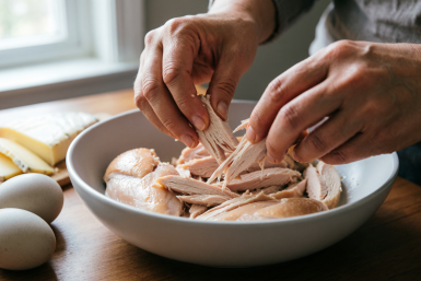 Гости на пороге? Варите курицу и яйца: этот салат из 5 продуктов полюбят все